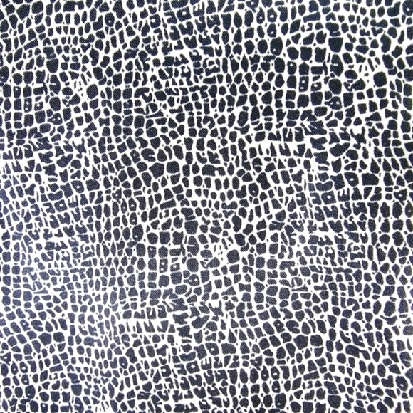 Liz Baker Silky Animal Print Mock Neck Women's Blouse - Picture 9 of 9